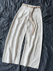 LORO PIANA 26S WIDE LEG PANTS 716