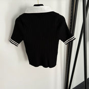 DIOR 25S SHORT-SLEEVE KNIT TOP STYLE 099