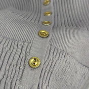 CHANEL 25S LONG-SLEEVE KNIT DRESS 334