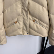 HERMES 25S HOODED LONG-SLEEVE PUFFER JACKET 428