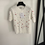 DIOR 26S SHORT-SLEEVE KNIT TOP 923
