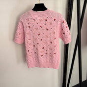 DIOR 26S SHORT-SLEEVE KNIT TOP 924