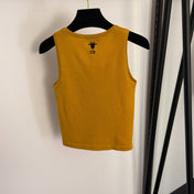 DIOR 26S RHINESTONE-EMBELLISHED KNITTED VEST 964