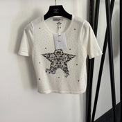 DIOR 26S SHORT-SLEEVE KNIT TOP 1034