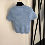 DIOR 26S SHORT-SLEEVE KNIT TOP 1032