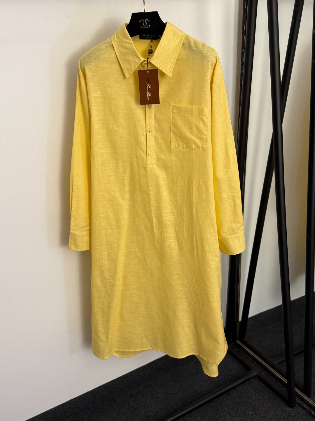 LORO PIANA 26S LONG SLEEVE SHIRT DRESS 810