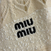 MIUMIU 26S LONG SLEEVE KNIT CARDIGAN 1024