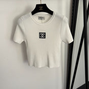 CHANEL 26S SHORT-SLEEVE SWEATER 987