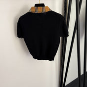 BURBERRY 26S SHORT-SLEEVE KNIT POLO SHIRT 364