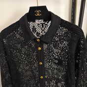 CELINE 26S LONG SLEEVE LACE SHIRT 151