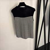 LORO PIANA 26S SLEEVELESS KNIT T-SHIRT 649