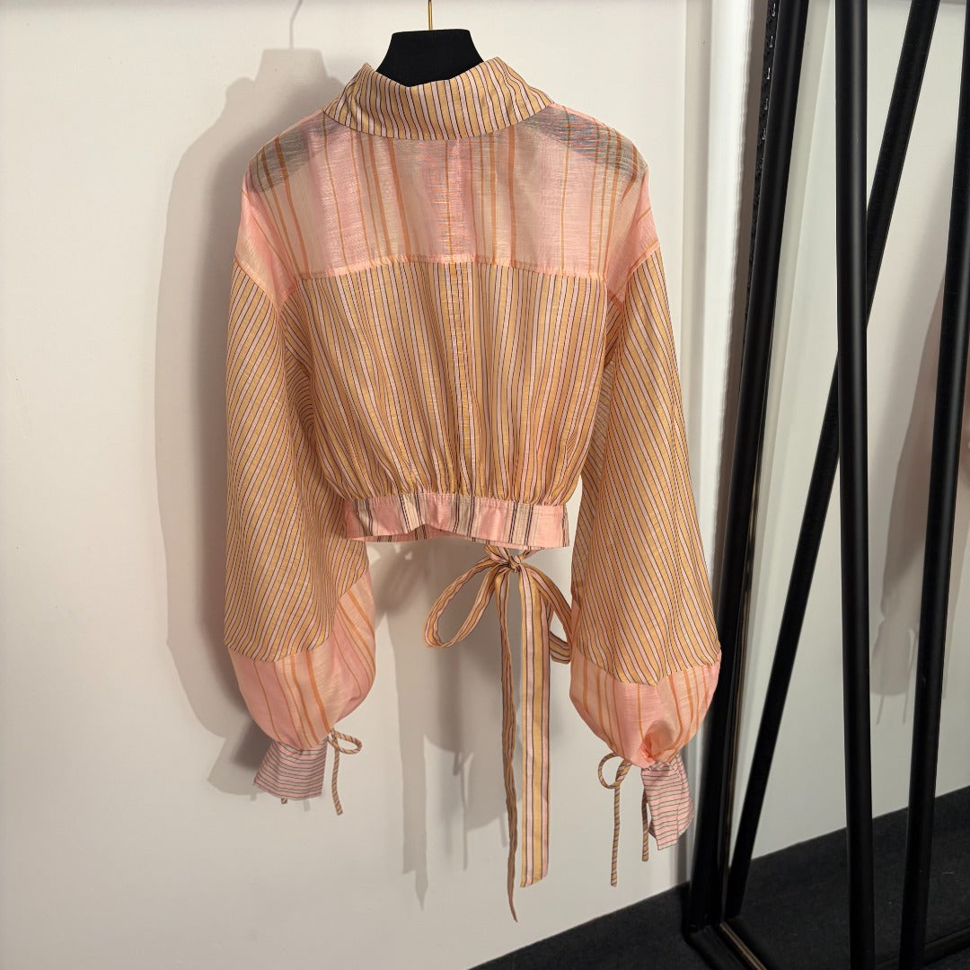 ZIMMERMANN 26S WAIST-CINCHED SHIRT STYLE 55