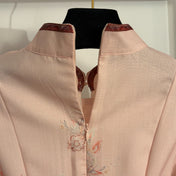 ZIMMERMANN 26S STAND COLLAR WAIST-CINCHED DRESS STYLE 53