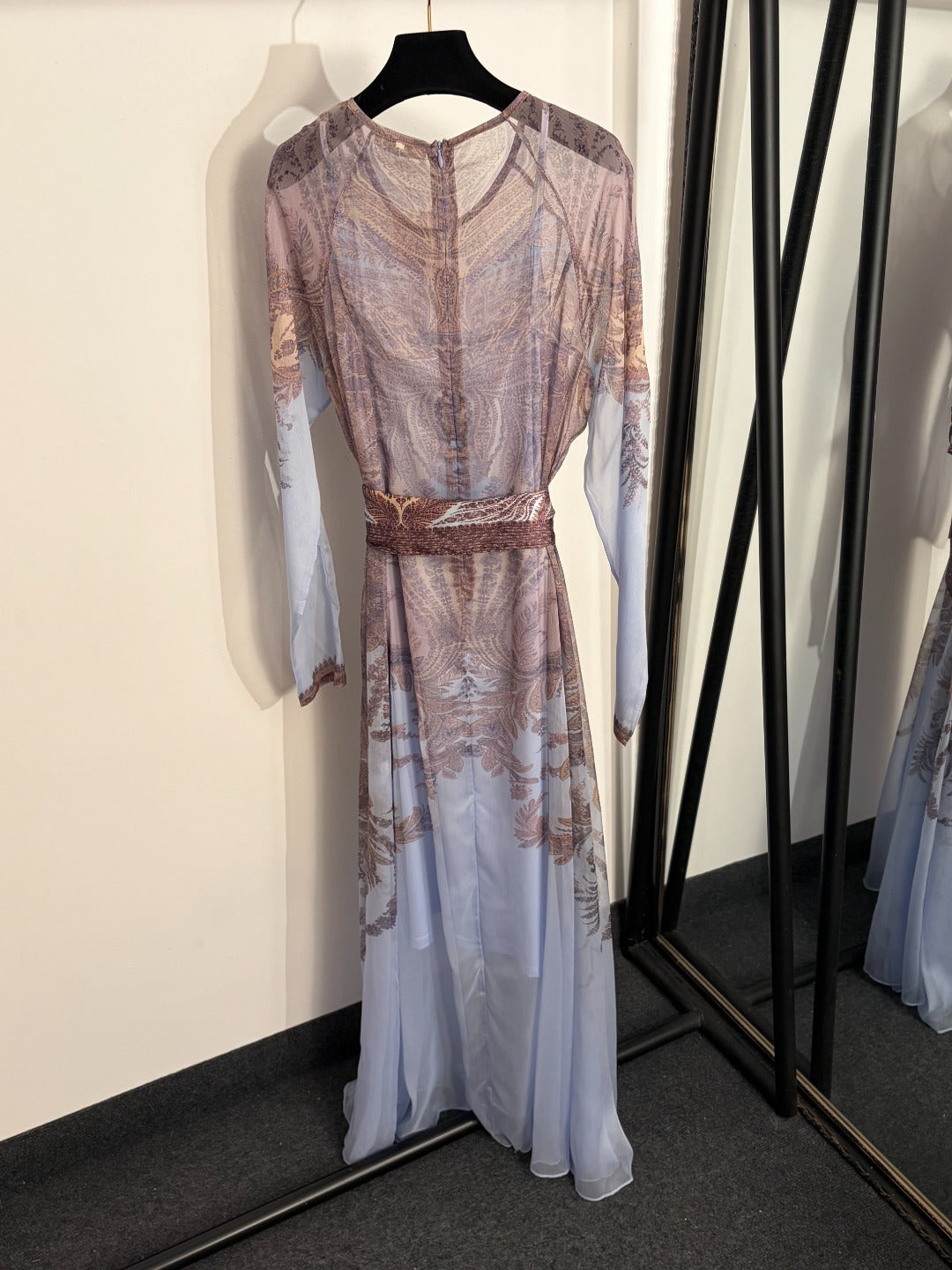 ZIMMERMANN 26S LONG-SLEEVE WAIST-CINCHED DRESS STYLE 52