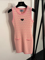 PRADA 26S SLEEVELESS KNIT DRESS STYLE 854