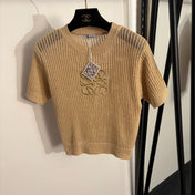 LOEWE 26S SHORT SLEEVE KNIT TOP 485