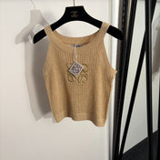 LOEWE 26S KNIT LOGO TANK TOP 482