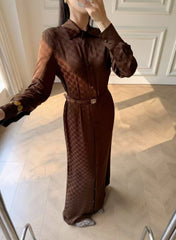 GUCCI 26S LONG SLEEVE SHIRT DRESS 301