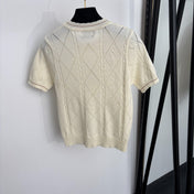 CHANEL 26S SHORT-SLEEVE KNIT TOP 1466