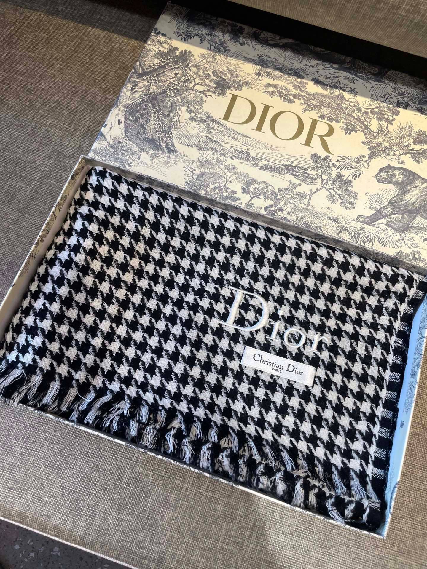 DIOR 26S SCARF 200 IN WOOL 509368
