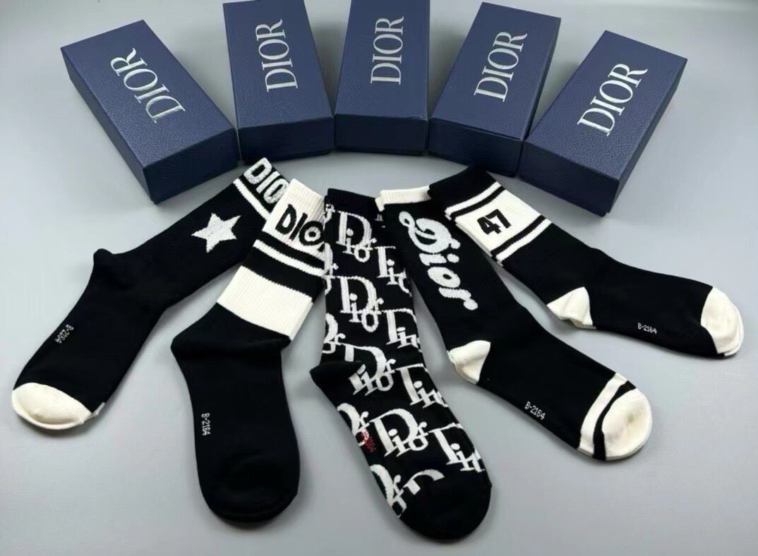 DIOR 26S CREW SOCKS 410324 (1 BOX)