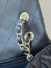 25S CHANEL CLASSIC JUMBO BAG 38 IN BLACK LAMBSKIN