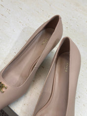 CELINE 26S HIGH HEELS 65 MM IN NUDE BEIGE CALFSKIN