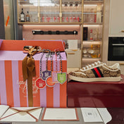 GUCCI 26S GG WEB SNEAKERS IN BEIGE GG CANVAS