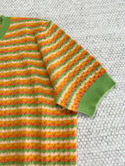 CC Short Cardigan Multicolor Wool Cashmere