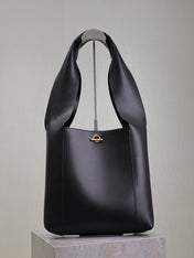 TANGER HOBO BAG 27 IN BLACK CALFSKIN
