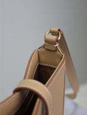 LE 5 À 7 PHONE BAG 18 IN CIDER BROWN CALFSKIN