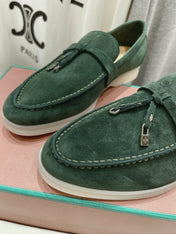 LP SUMMER CHARMS WALK LOAFERS HUNTER GREEN SUEDE