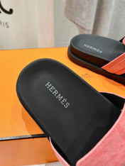 EMPIRE SANDAL BLACK MIX PINK SUEDE