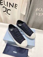 PRA PRINTED COTTON SNEAKERS BALTIC BLUE CANVAS