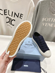 PRA PRINTED COTTON SNEAKERS BALTIC BLUE CANVAS