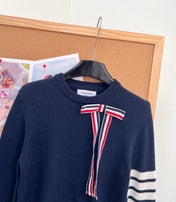 THOM 26S ROUND-NECK KNIT SWEATER 296