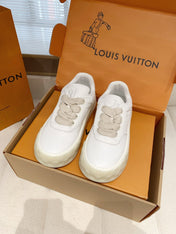 LV 26S TILTED SNEAKERS IN WHITE CALFSKIN