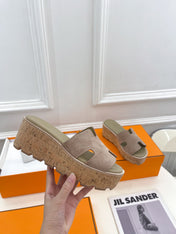 Eze 30 Sandal Light Brown Suede