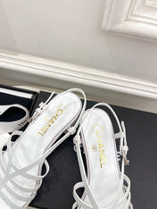 WHITE ROMAN 5 CM SANDALS