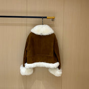 MIUMIU LEATHER DOWN JACKET STYLE 713
