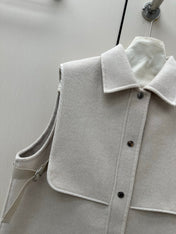 HERMES 26S SLEEVELESS JACKET 855