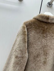 CELINE 26S ZIP-UP FUR JACKET 579