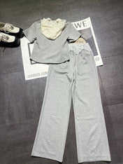 CELINE 26S LACE DETAIL HOODIE & PANTS SET 355