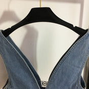 LOEWE 26S DENIM BRALETTE TOP 393