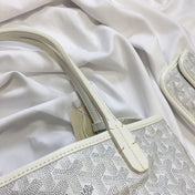 MINI HOBO BOHEME 38CM WHITE CANVAS