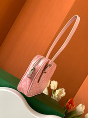 GOYA SECOND-HAND TOAST BAG 21CM PINK CANVAS