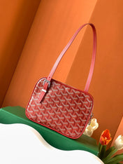 GOYA SECOND-HAND TOAST BAG 21CM RED CANVAS