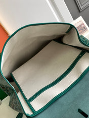 GOYA STEAMER PM BAG 48CM GREEN CANVAS