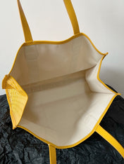 GOYA VILLETTE TOTE 45CM YELLOW CANVAS