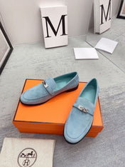 Destin Loafer Suede Light Blue